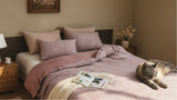 Indulge in Pure Comfort: The Checkered Cotton Duvet Cover Set for Your Best Sleep Ever