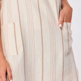 #color_white and brown stripe