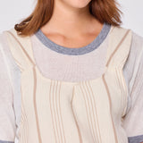 #color_white and brown stripe