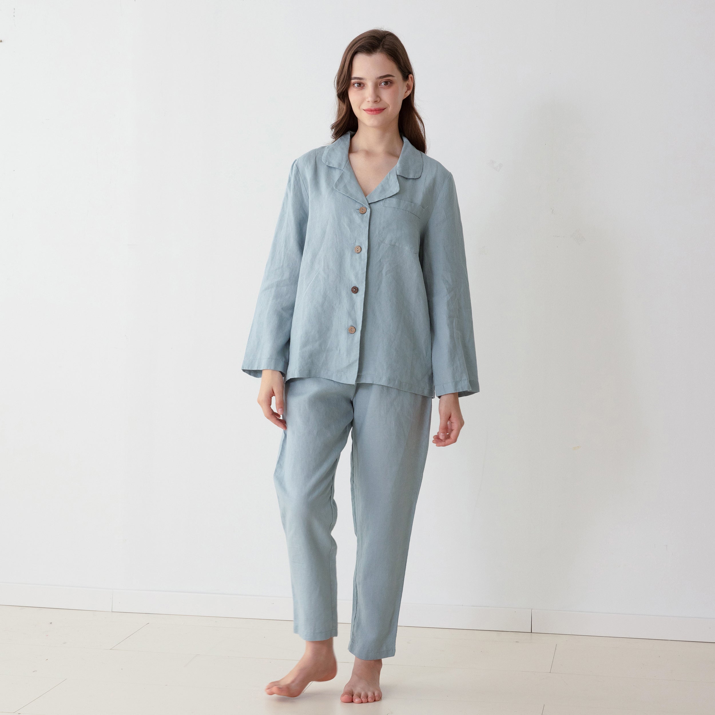 #color_Dusty Blue (Long Sleeves + pants)