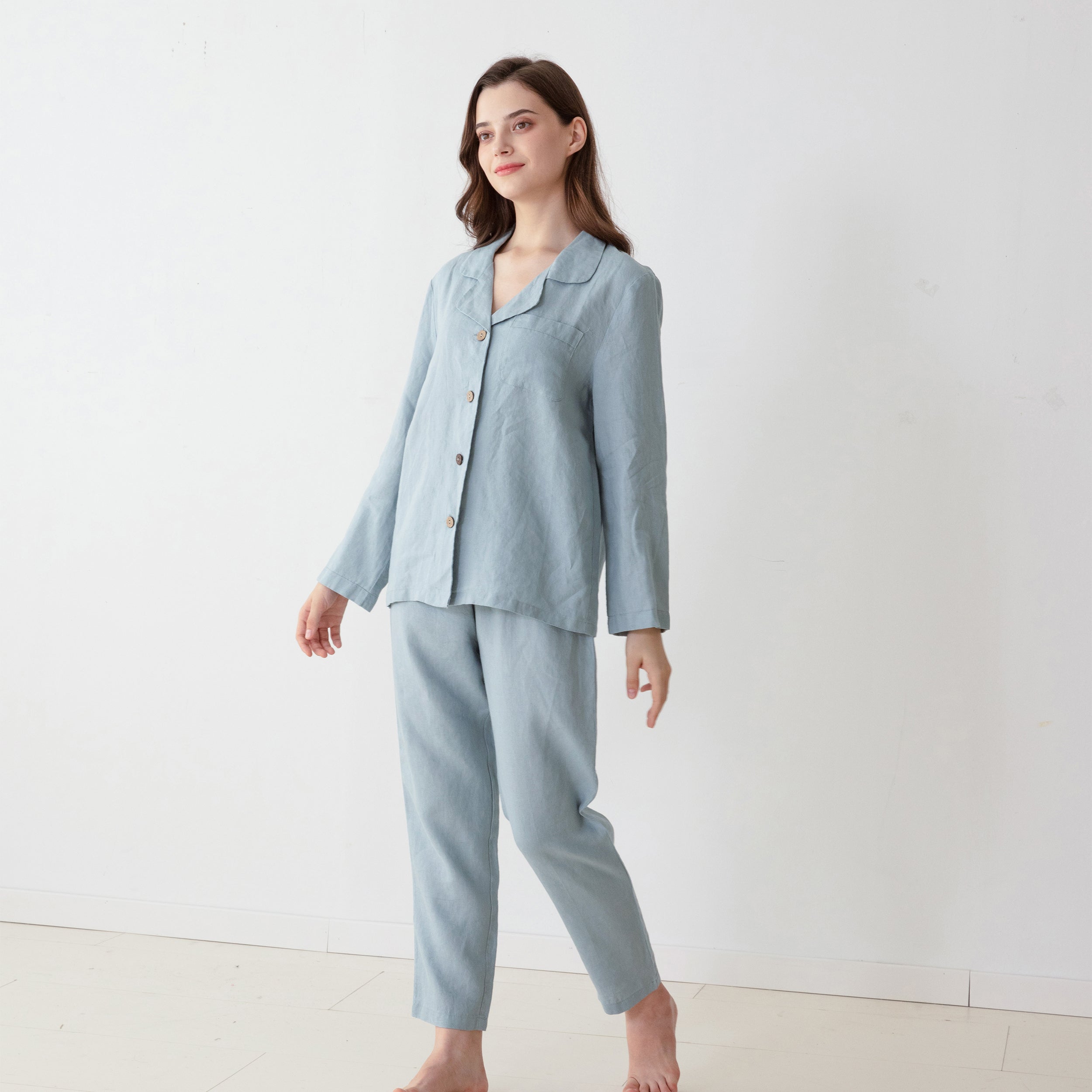 #color_Dusty Blue (Long Sleeves + pants)