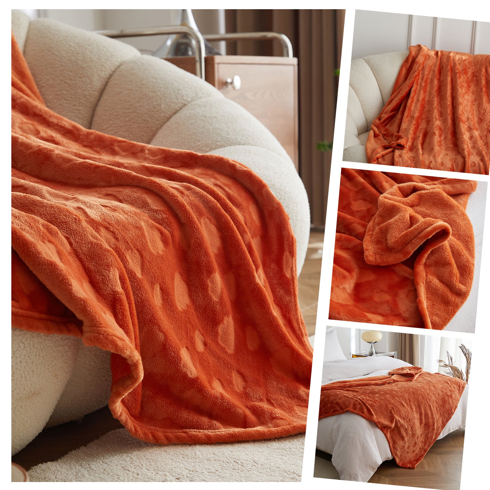 Manta de franela - Patrón