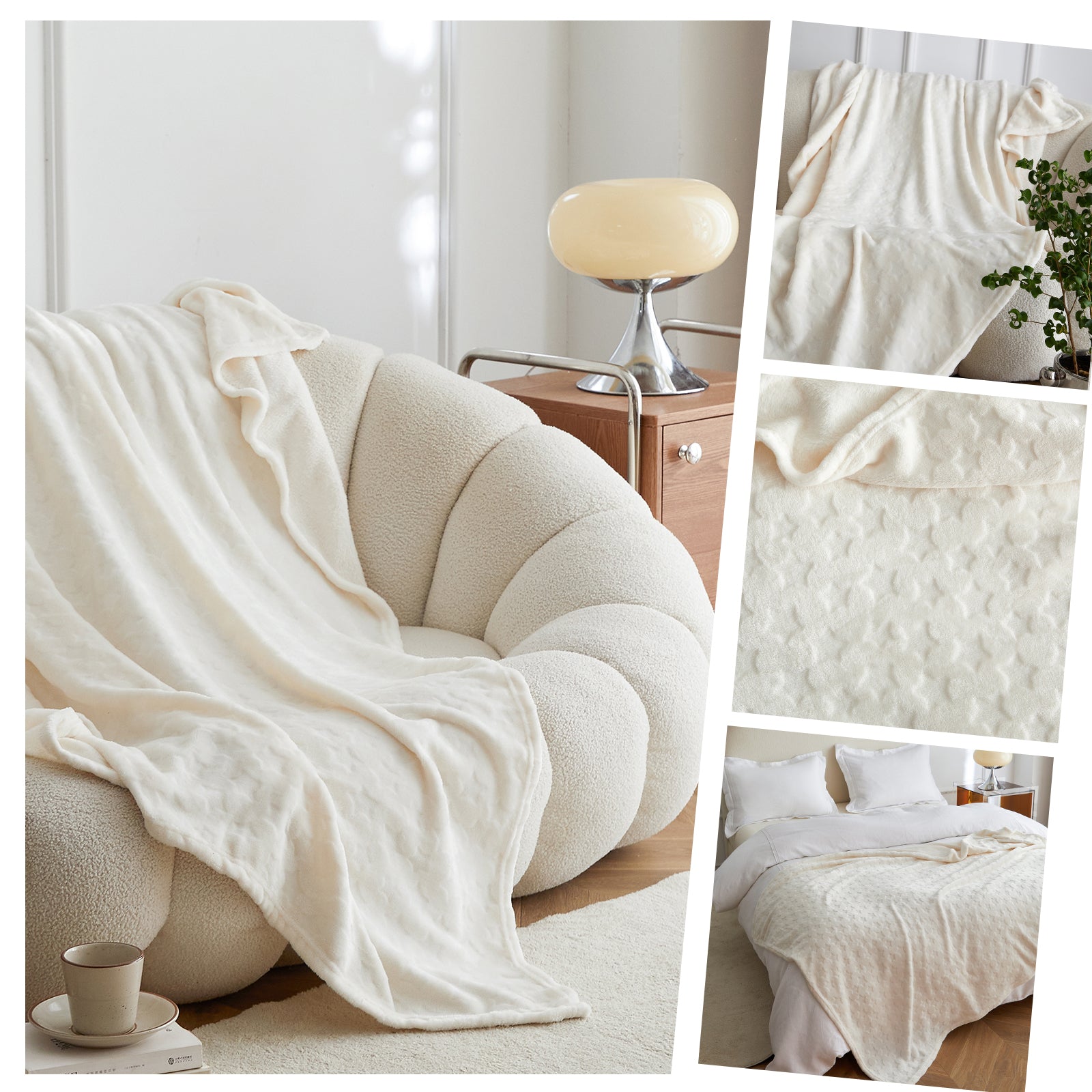 Manta de franela - Patrón