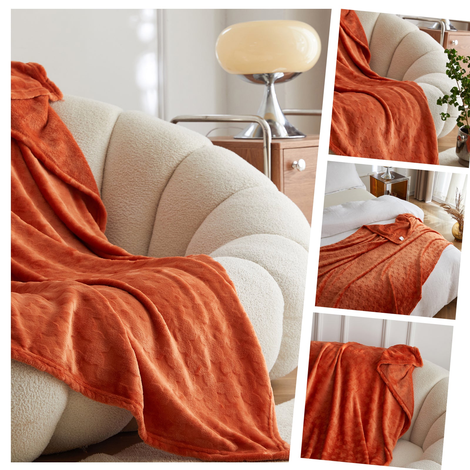 Manta de franela - Patrón