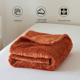 #pattern_Six-Leaf Flower,#color_Burnt Orange