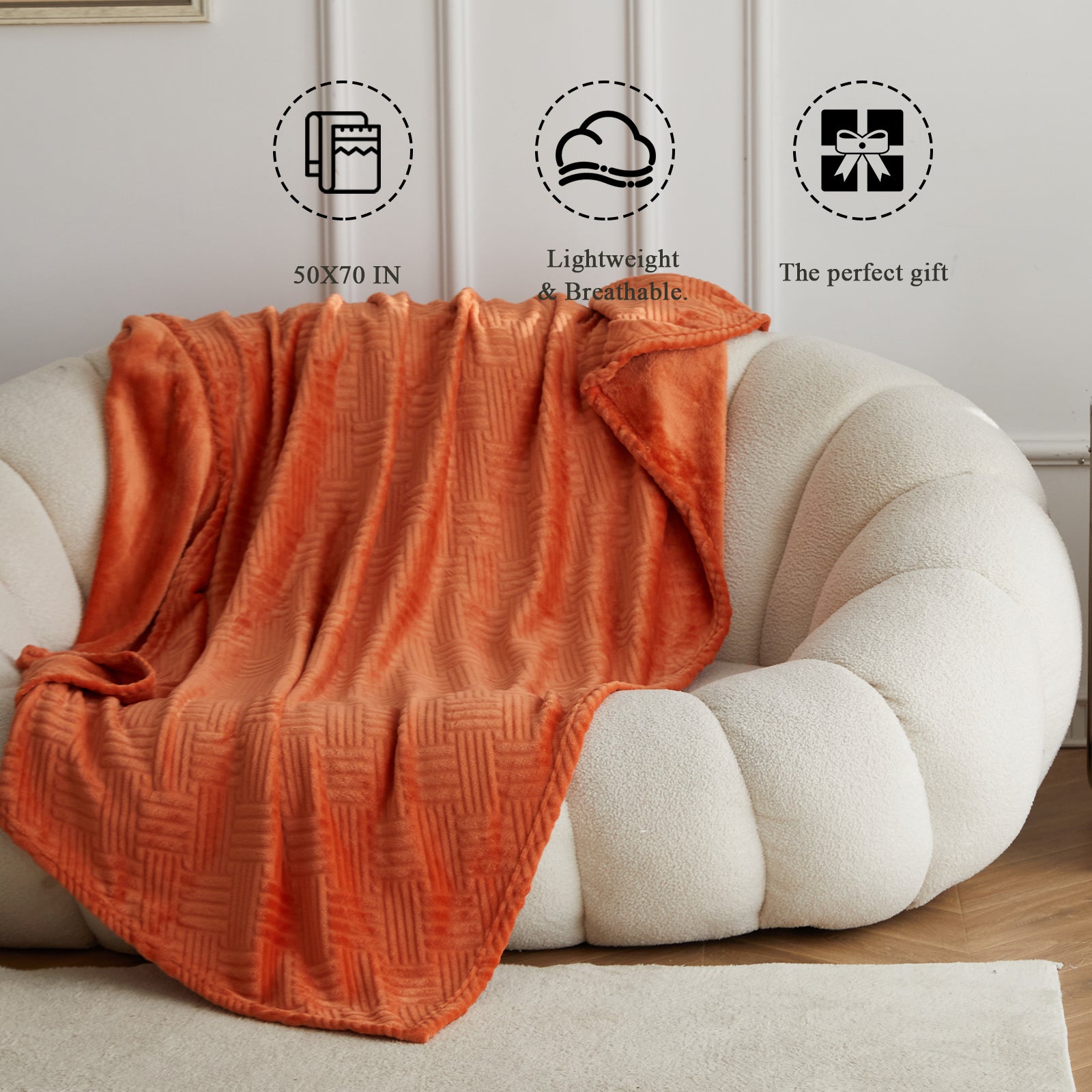 Manta de franela - Patrón