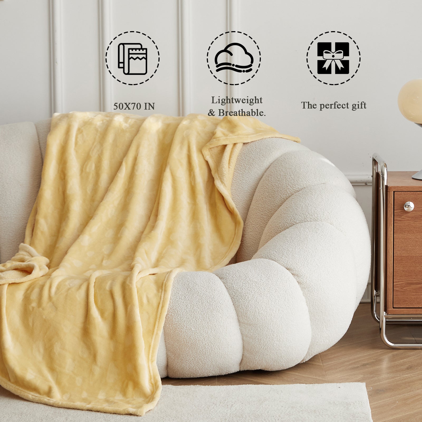 Manta de franela - Patrón