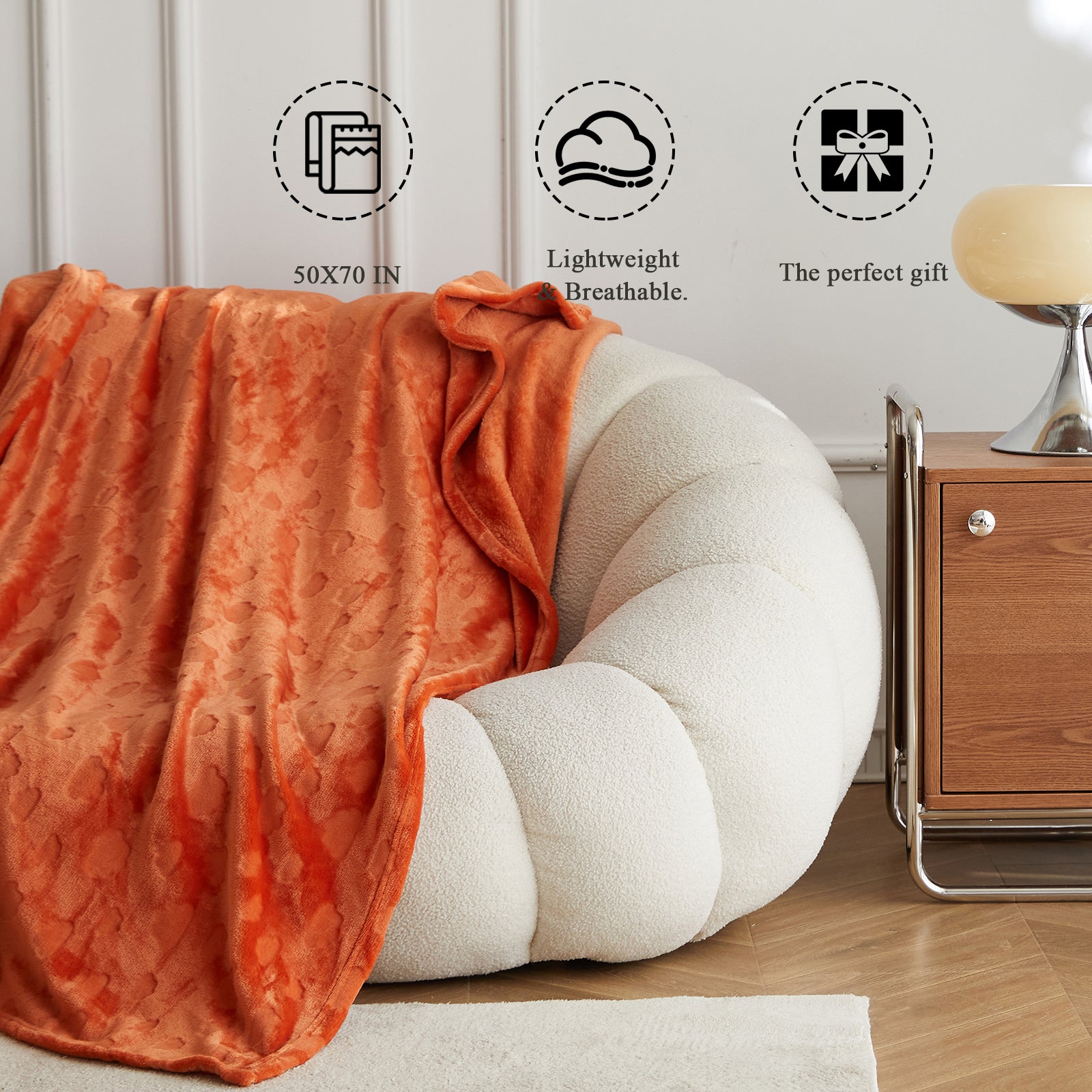 Manta de franela - Patrón