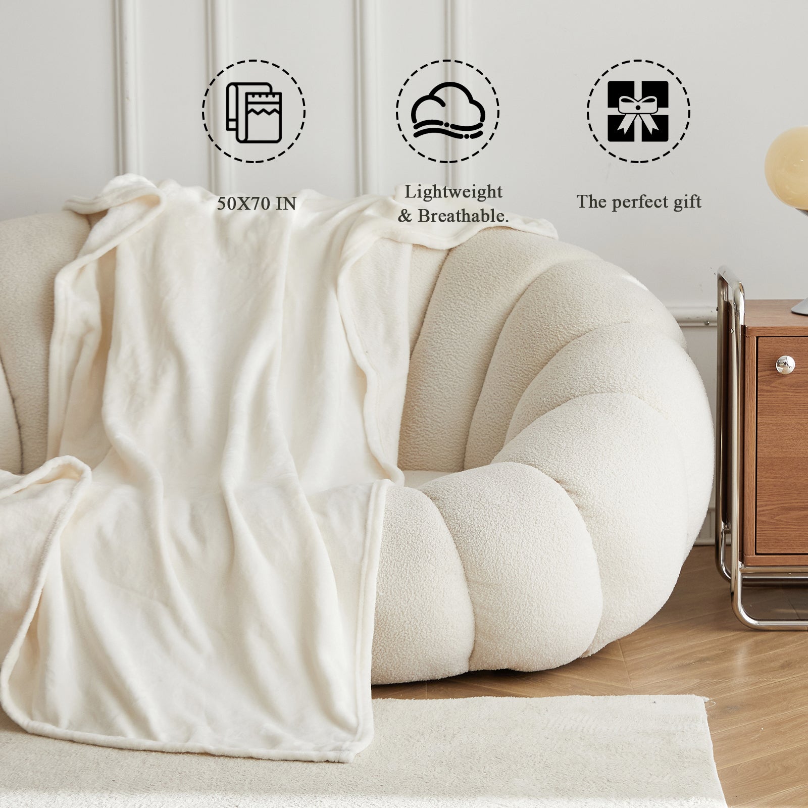 Manta de franela - Patrón