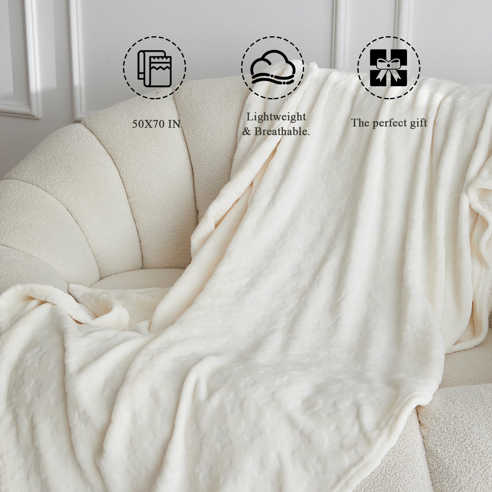 Manta de franela - Patrón