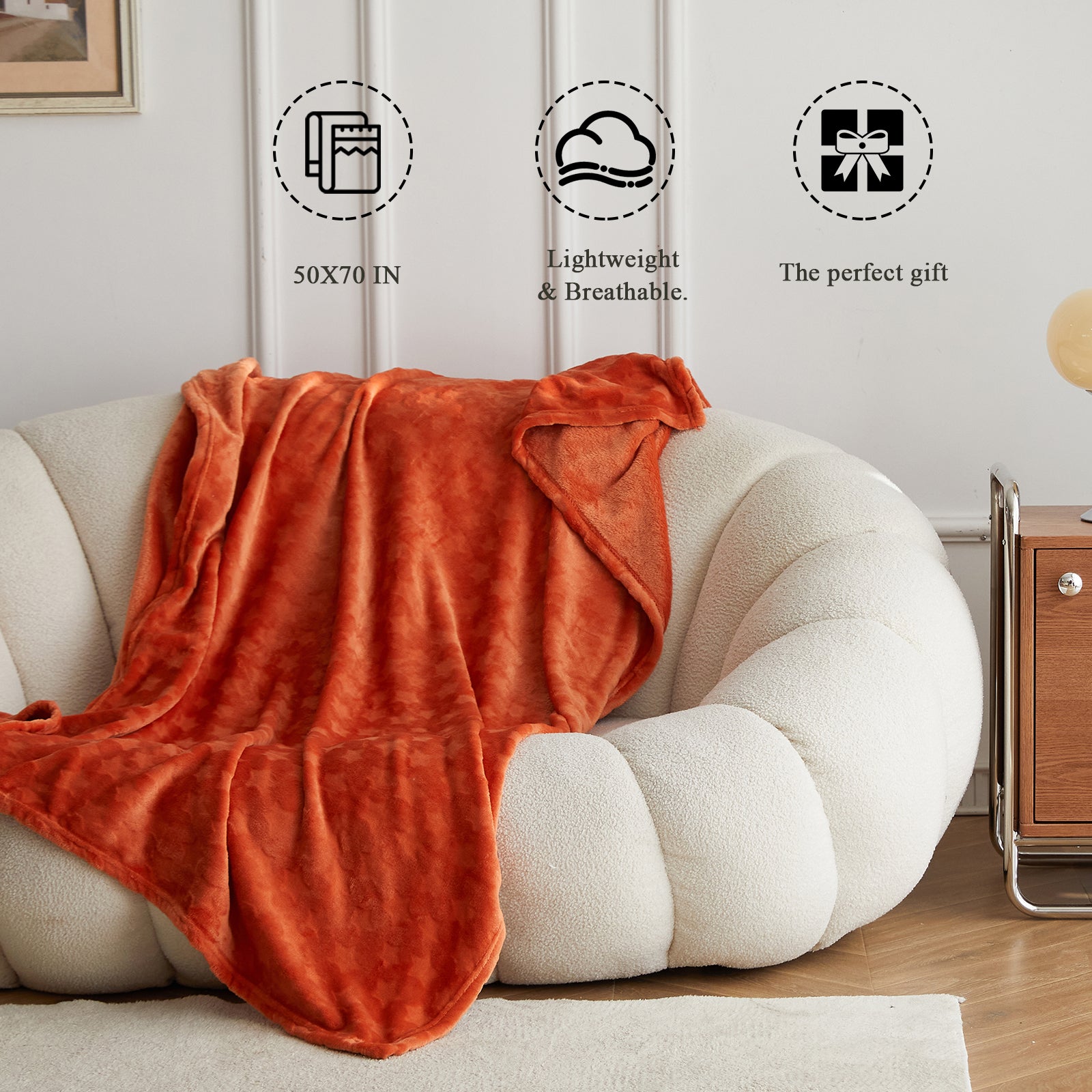 Manta de franela - Patrón