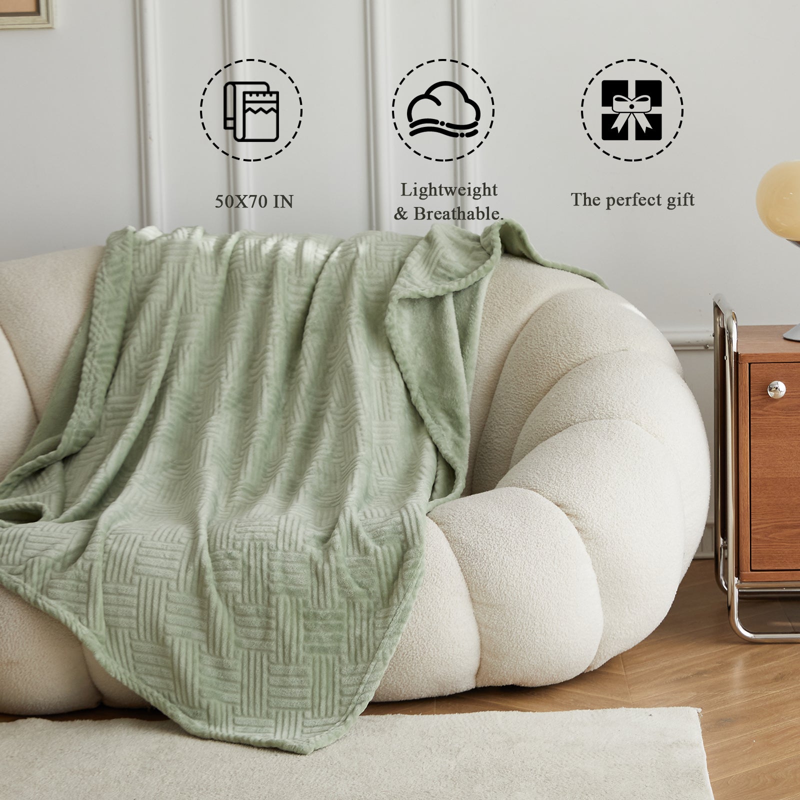 Manta de franela - Patrón