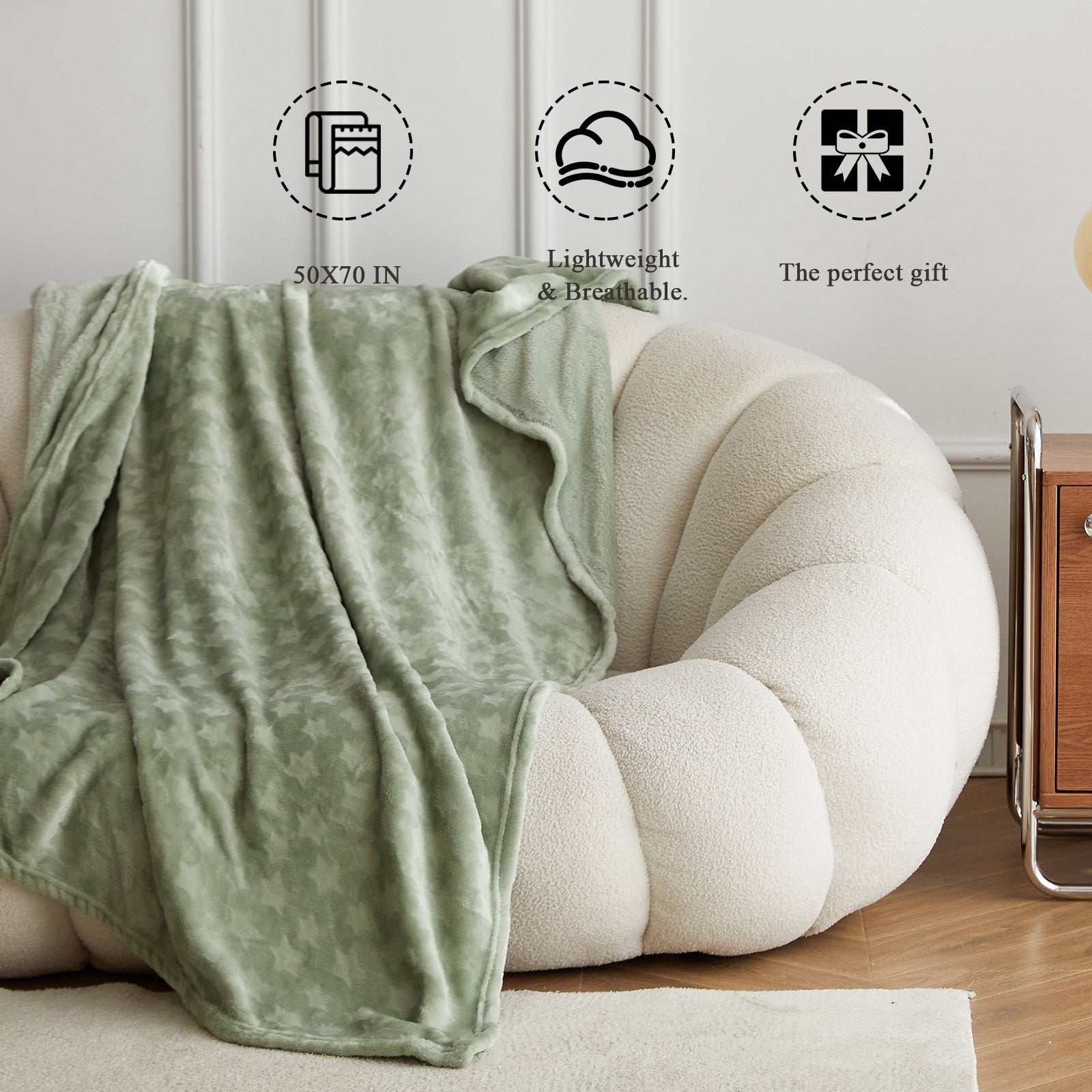 Manta de franela - Patrón