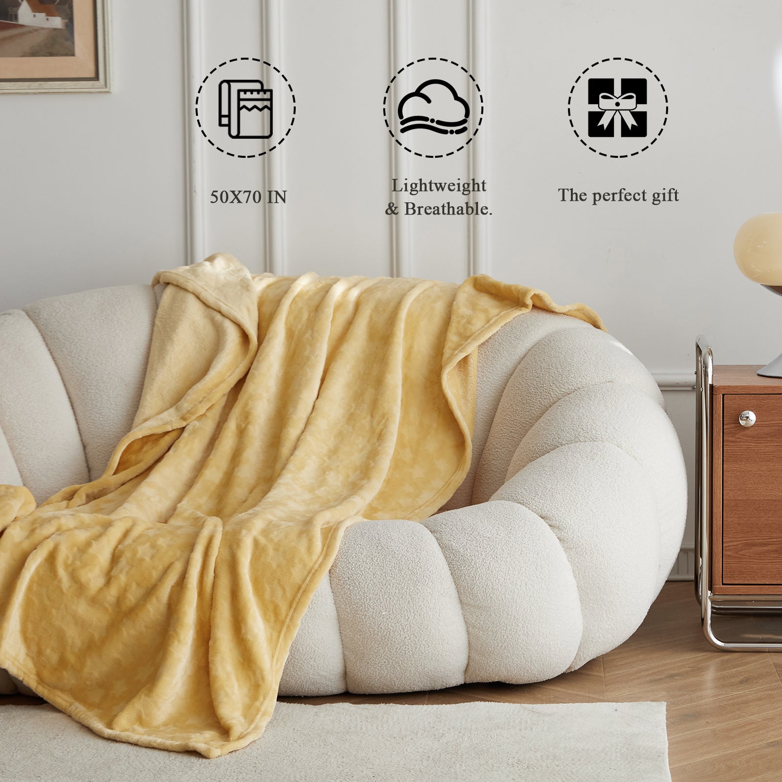 Manta de franela - Patrón