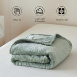 #pattern_Six-Leaf Flower,#color_Sage Green