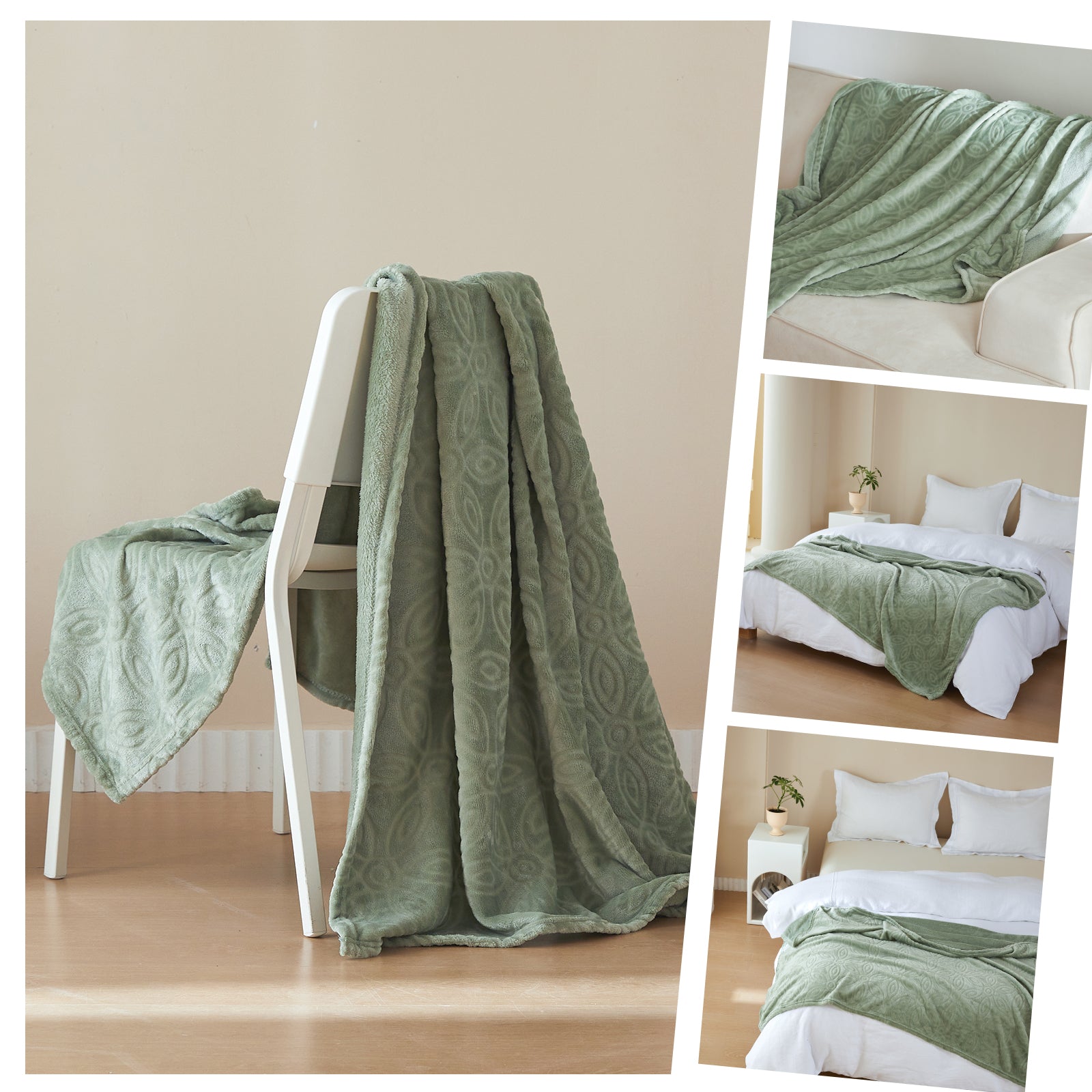 #pattern_Six-Leaf Flower,#color_Sage Green