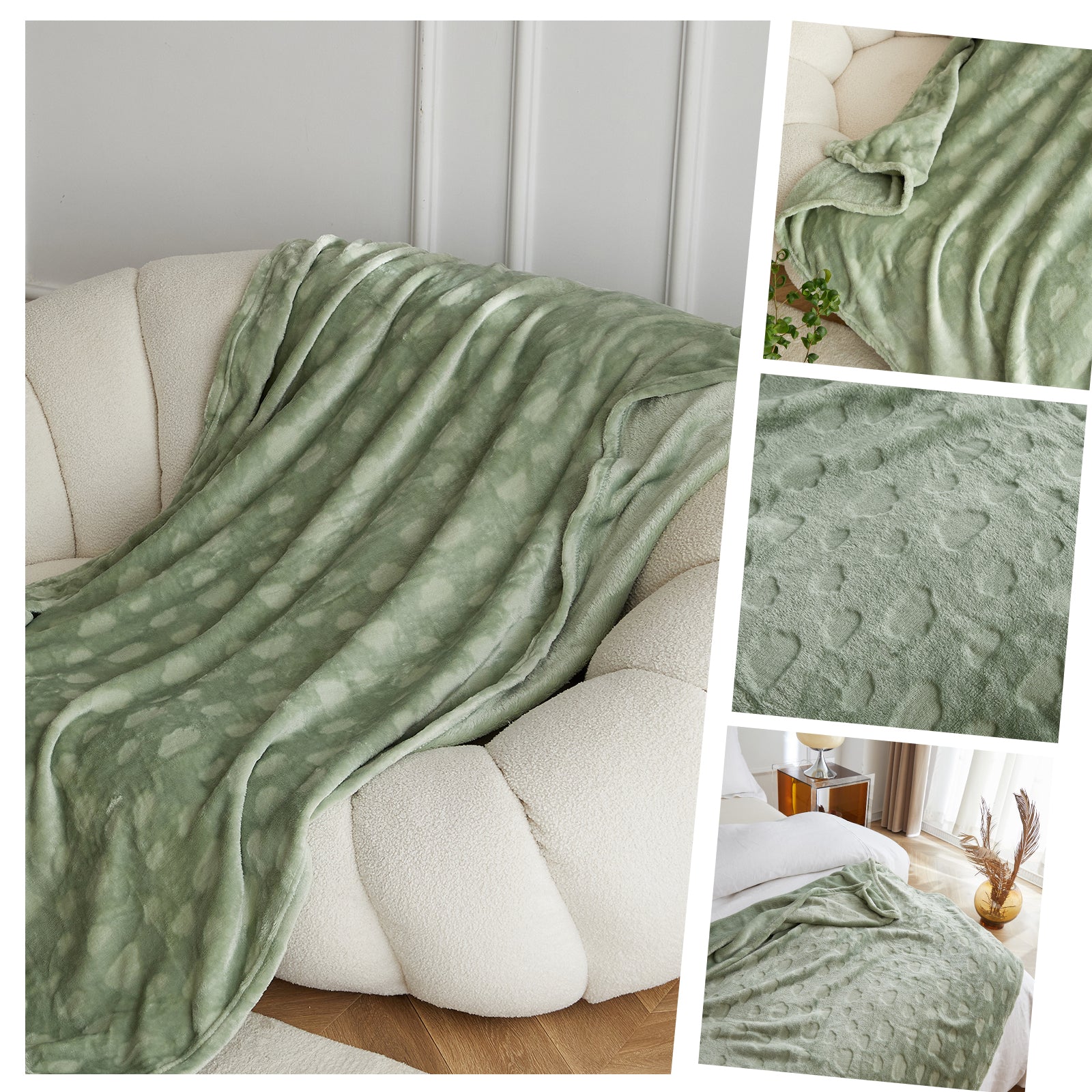 Manta de franela - Patrón