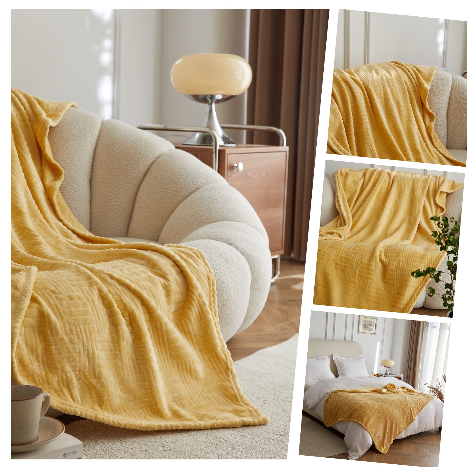 Manta de franela - Patrón