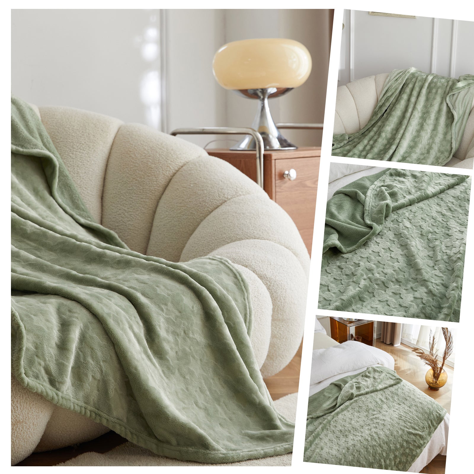 Manta de franela - Patrón