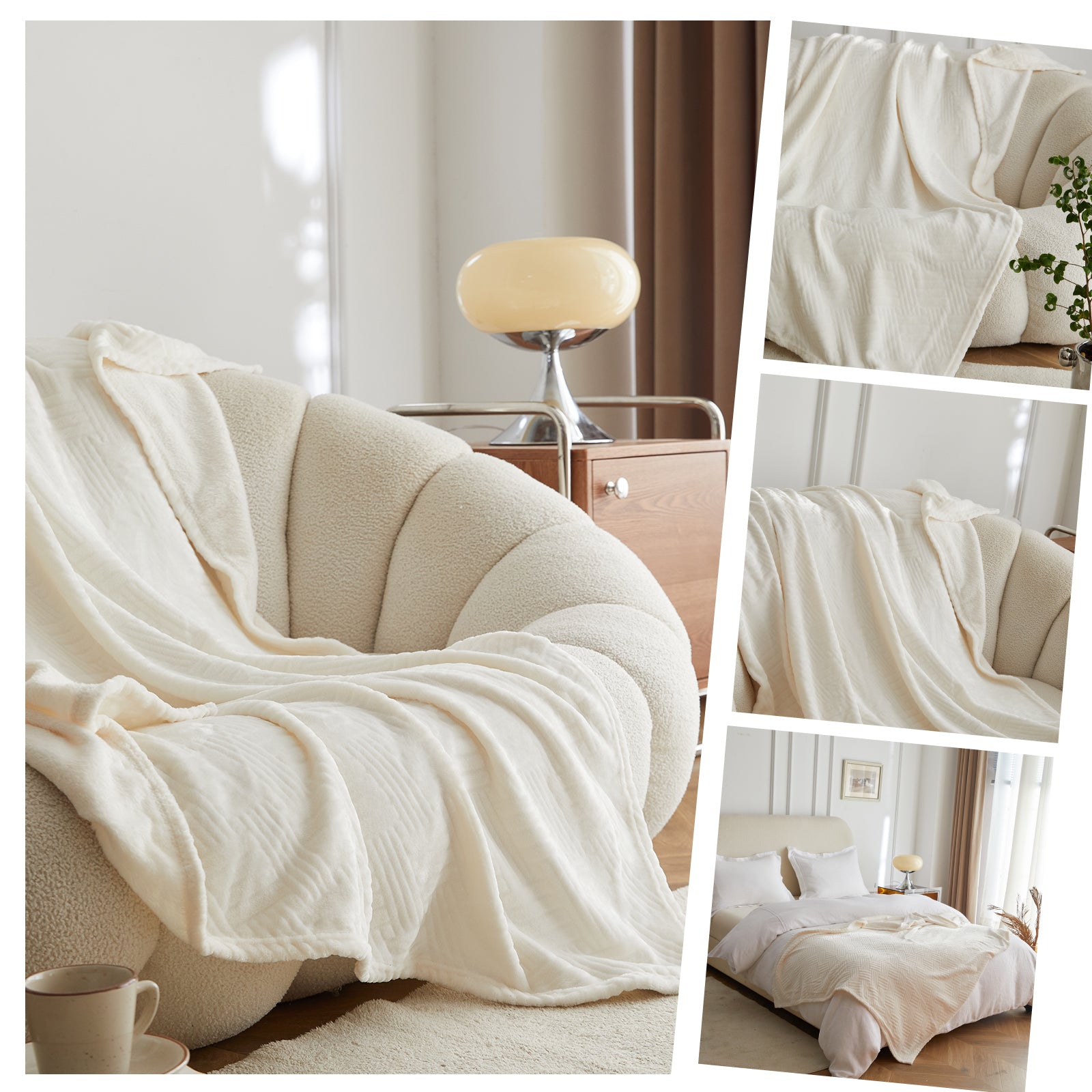 Manta de franela - Patrón