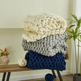 Manta ponderada de punto grueso