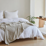 Manta de lino - Boho Double Flax