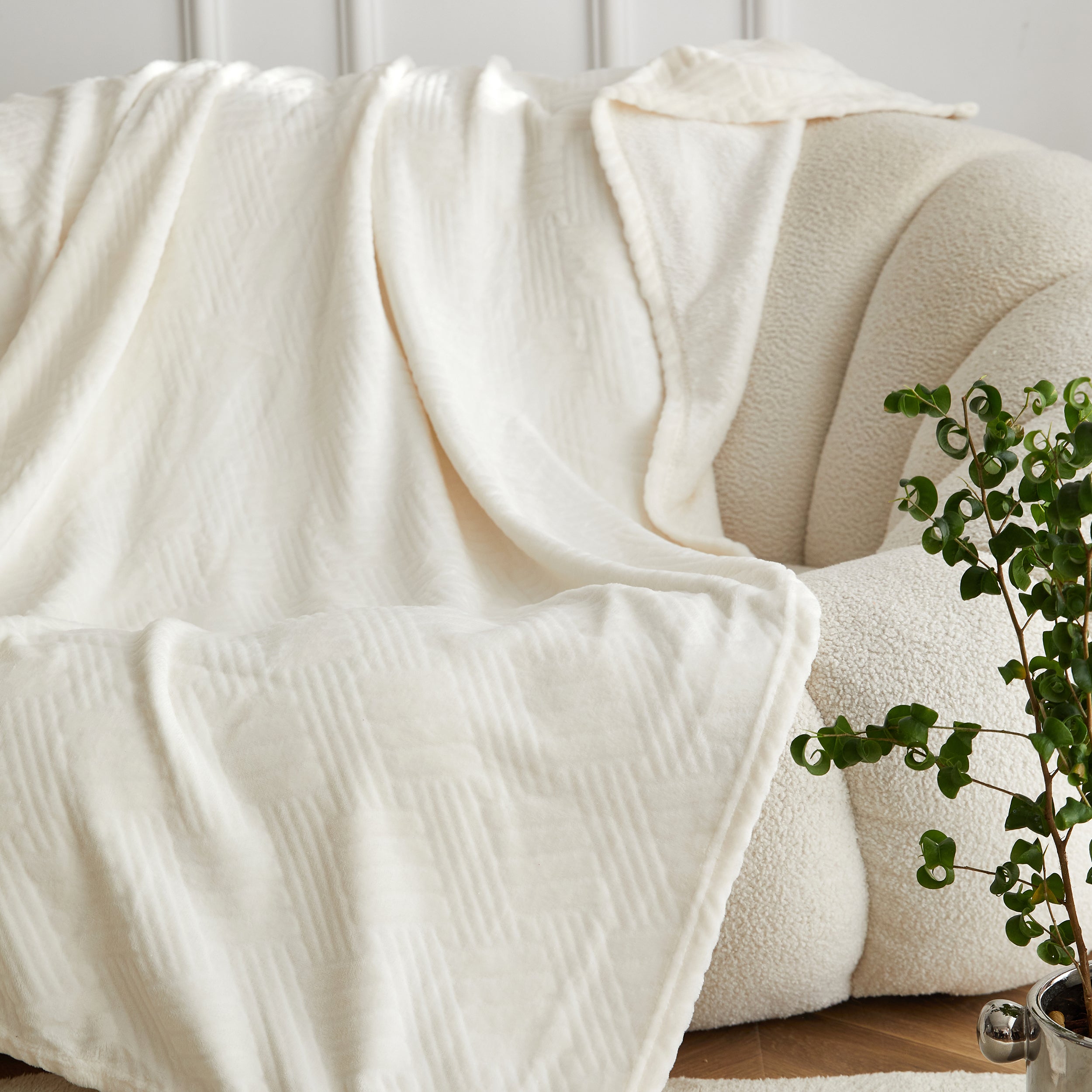 Manta de franela - Patrón