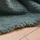 Manta de franela con estampado de lunares de jacquard