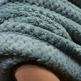 Manta de franela con estampado de lunares de jacquard