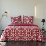 Bamboo Duvet Cover Set - Floral and Geometric
