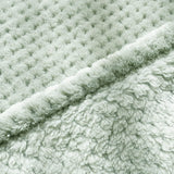 Manta de franela con estampado de lunares de jacquard