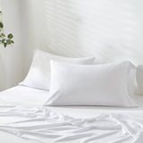 Bamboo Viscose Pillowcases-white #color_White