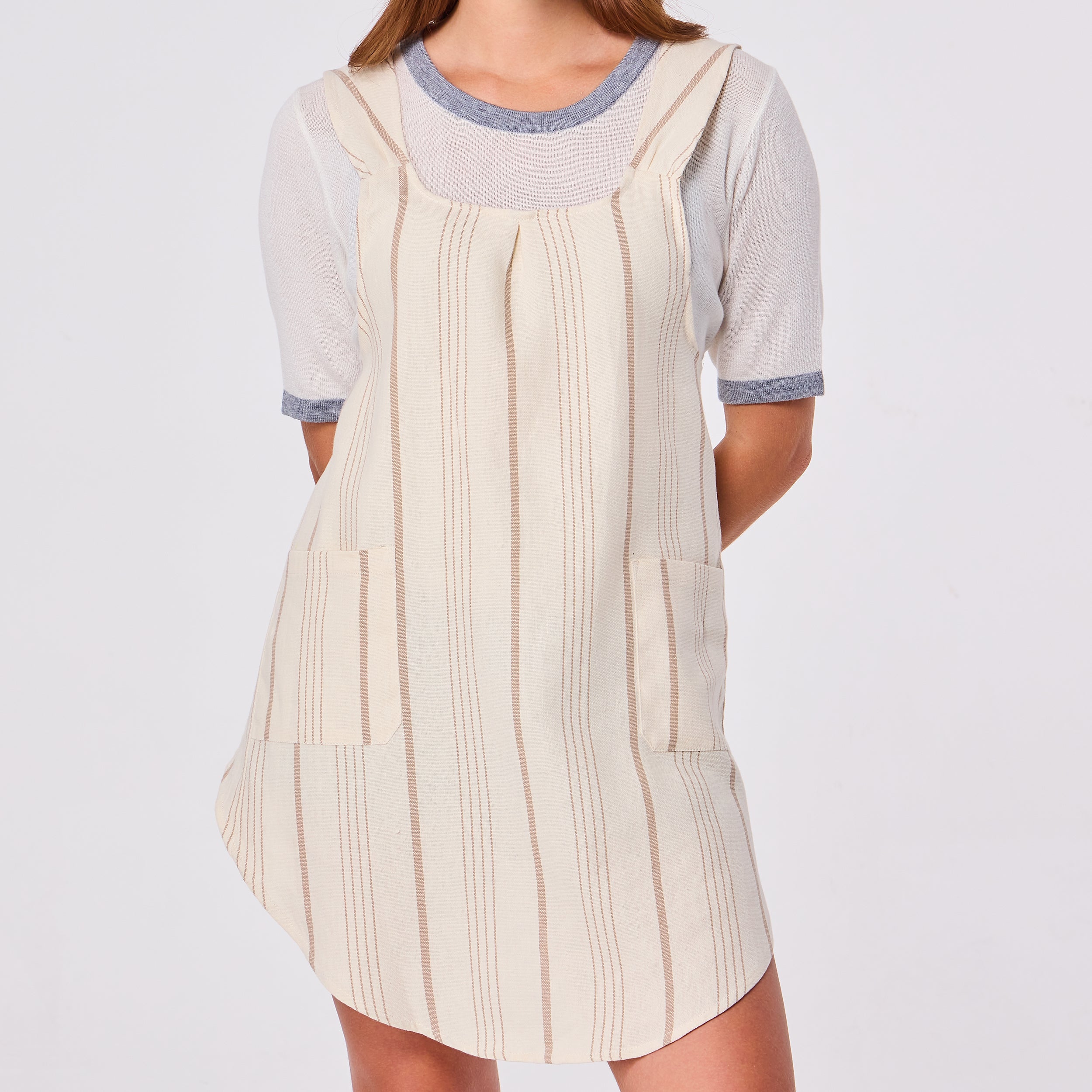 #color_white and brown stripe