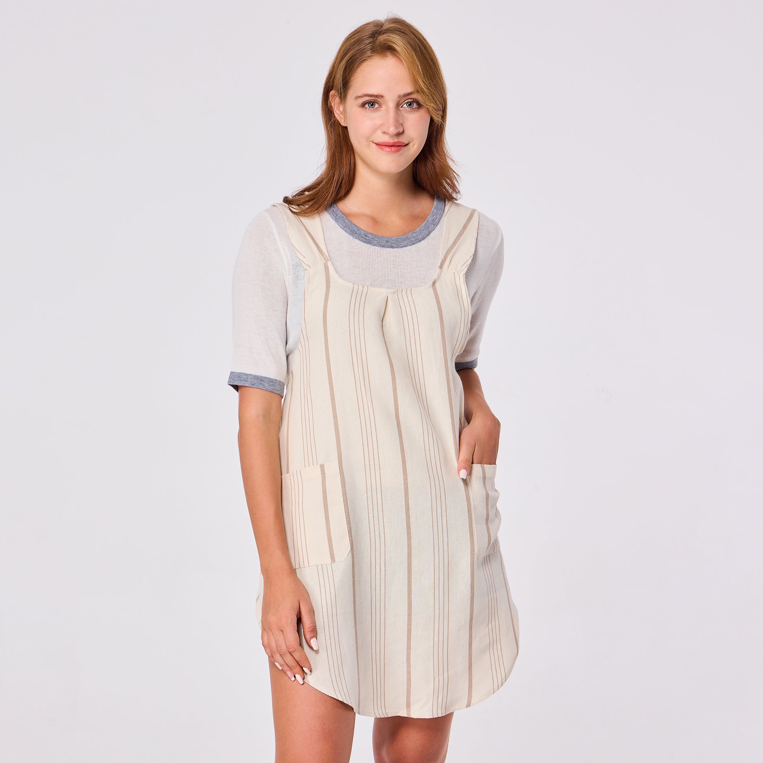 #color_white and brown stripe