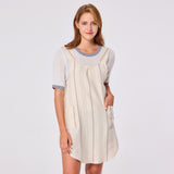 #color_white and brown stripe