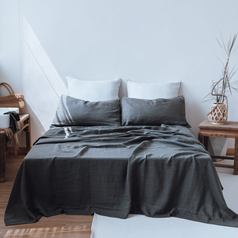 Linen Sheet Set - Basic Style – Simple&Opulence