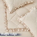 Cotton Muslin Euro Sham - Ruffle