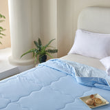 Summer Cooling Comforter - Grid Pattern