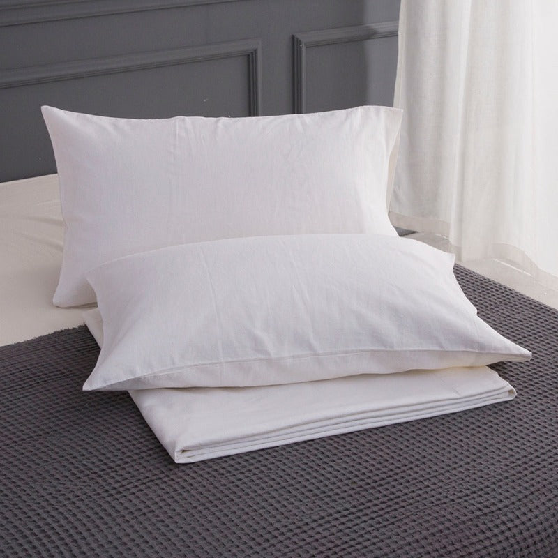 55% Linen + 45% Cotton Blend Pillowcases – Simple&Opulence