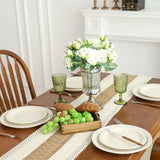 Linen + Cotton Table Runner - Tassels