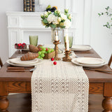 Cotton Macrame Table Runner - Tassels