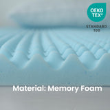 Memory Foam Mattress Topper - Egg Crate