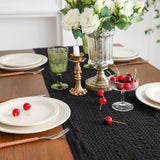 Cotton Macrame Table Runner - Tassels