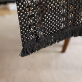 Cotton Macrame Table Runner - Tassels