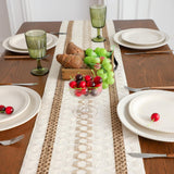 Linen + Cotton Table Runner - Tassels