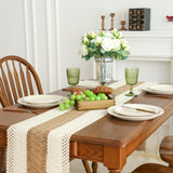 Linen + Cotton Table Runner - Tassels