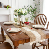 Linen + Cotton Table Runner - Tassels