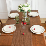 Cotton Macrame Table Runner - Tassels