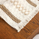 Linen + Cotton Table Runner - Tassels