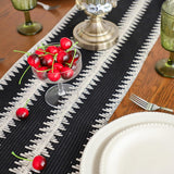 Cotton Macrame Table Runner - Tassels